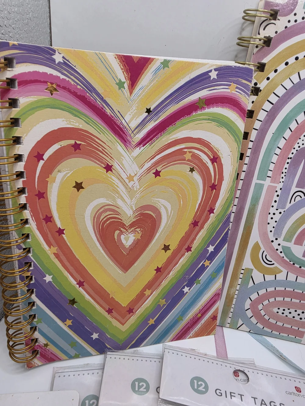 Multicolor Multi-branded Spiral Notebooks & Stationery Set